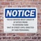 Signmission Truck Drivers Must Check In At Office Prior OSHA Notice Sign, Plastic, 10in W x 7in L, 2PK OS-2PACK-NS-P-710-L-18737 - alternate 5